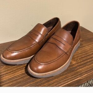 Johnston & Murphy Tan Leather Loafers